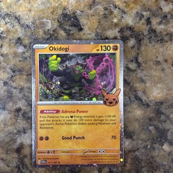 Pokemon card Okidogi HP 130 - Picture 1 of 3